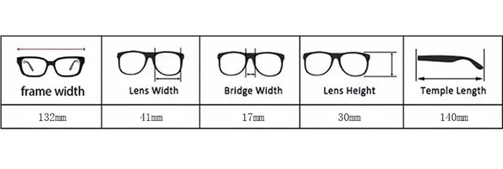 Reven Jate Women's/Unisex Rimless Square Alloy Eyeglasses 658028