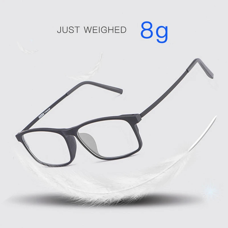 Hotony Unisex Full Rim Titanium Prescription Eyeglasses 2099-1 size chart