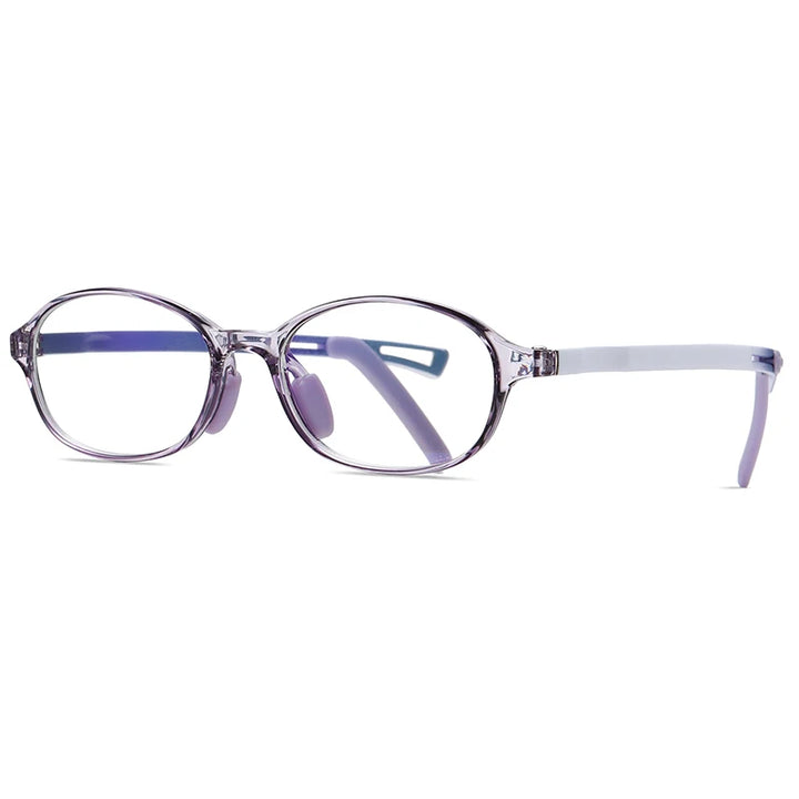 Reven Jate Unisex Youths's Full Rim Oval Tr 90 Eyeglasses 51104