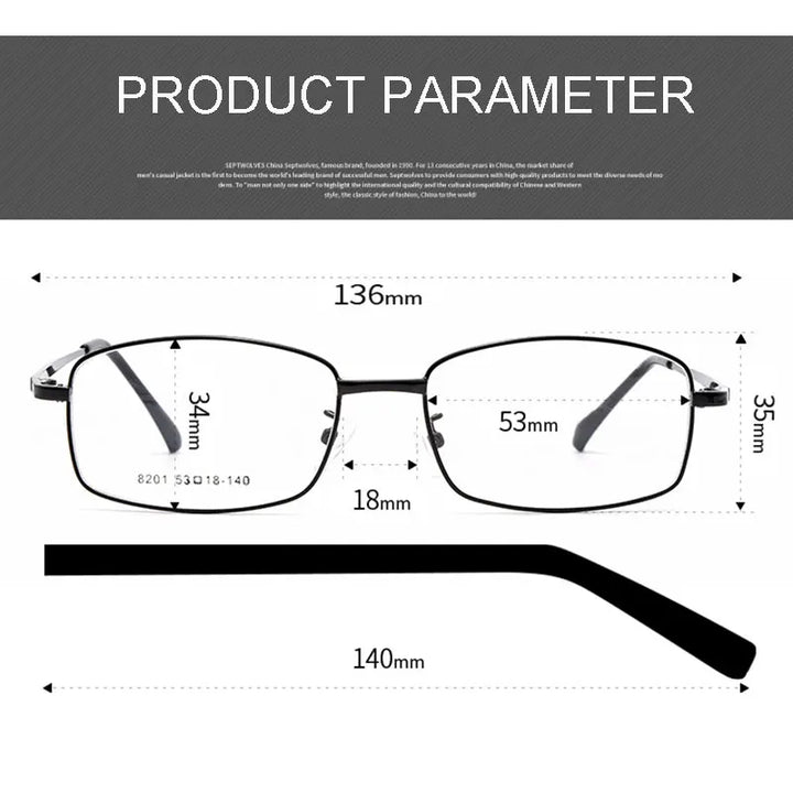 Hotochki Women's Full Rim Oval Square Alloy Eyeglasses 82019