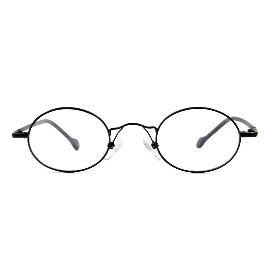 Esnbie Unisex Full Rim Small Round Stainless Steel Eyeglasses 1082 Full Rim Esnbie   