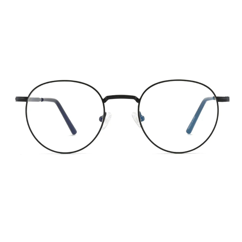 Aimee Unisex Full Rim Round Titanium Eyeglasses 18531 Full Rim Aimee   