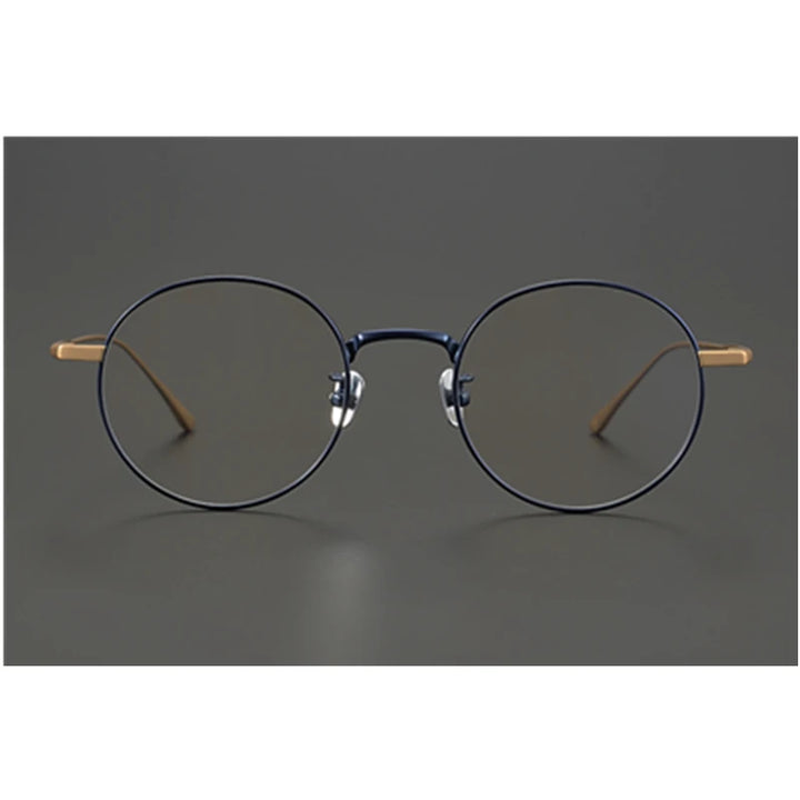 Aimee Unisex Full Rim Round Titanium Eyeglasses 1083 Full Rim Aimee   