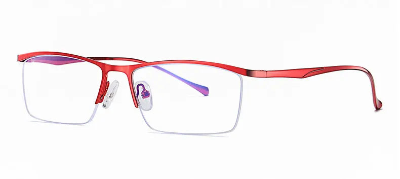 Hotochki 5910 men's semi rim alloy prescription eyeglasses — view 7