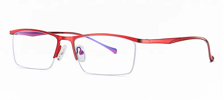 Hotochki 5910 men's semi rim alloy prescription eyeglasses — view 7