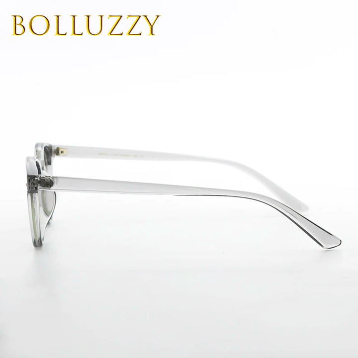 Bolluzzy Women's Full Rim Thick Round Acetate Eyeglasses 4438 Full Rim Bolluzzy   