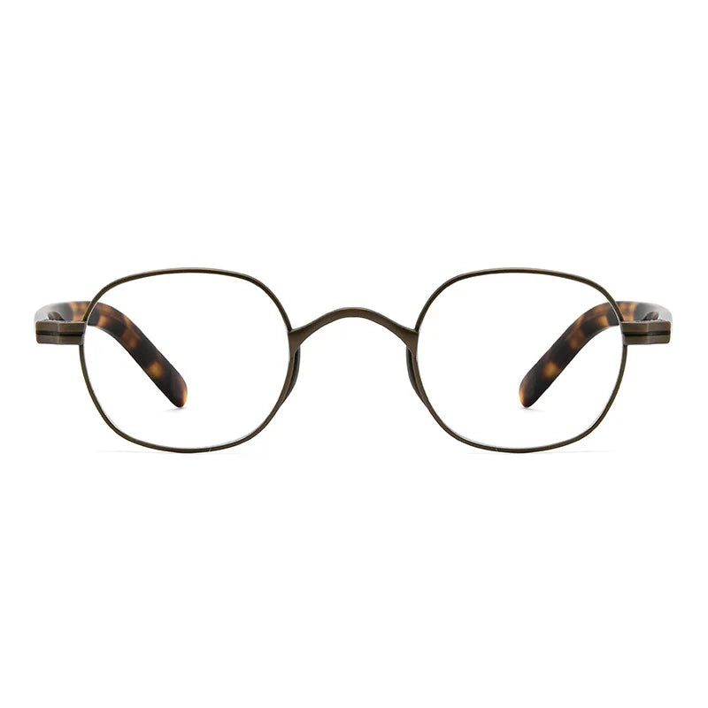 Aimee Unisex Full Rim Square Titanium Acetate Eyeglasses 11132 Full Rim Aimee   