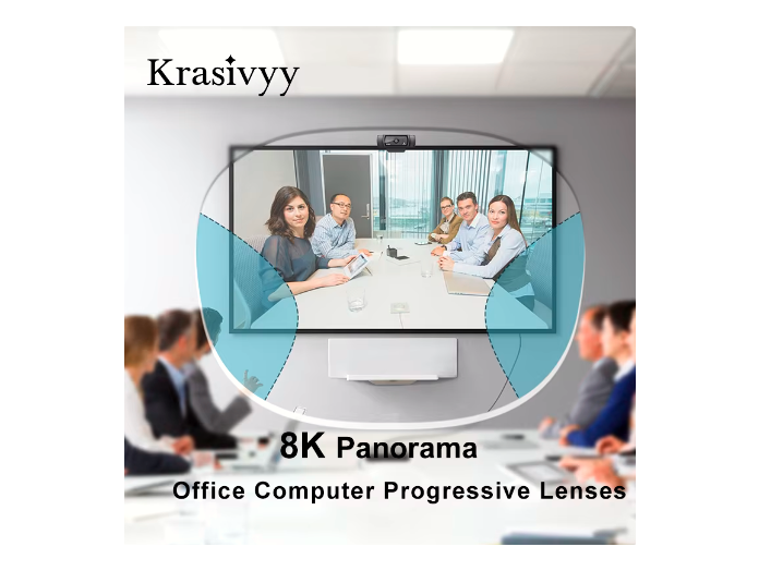 Krasivyy Office Wide 8K Panorama Progressive Clear Lenses Lenses Krasivyy Lenses   