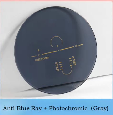 Momoja HD Free Form Progressive Photochromic Anti-Blue Lenses