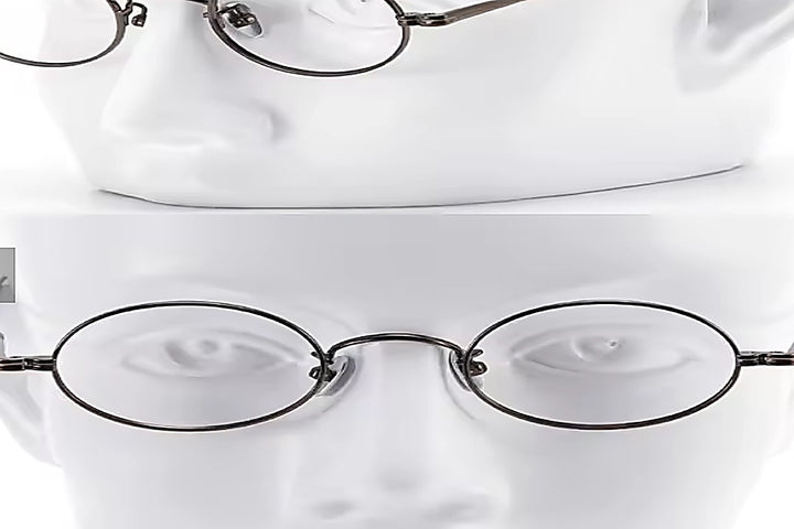 Muzz Unisex Full Rim Small Round Titanium Eyeglasses Mu01