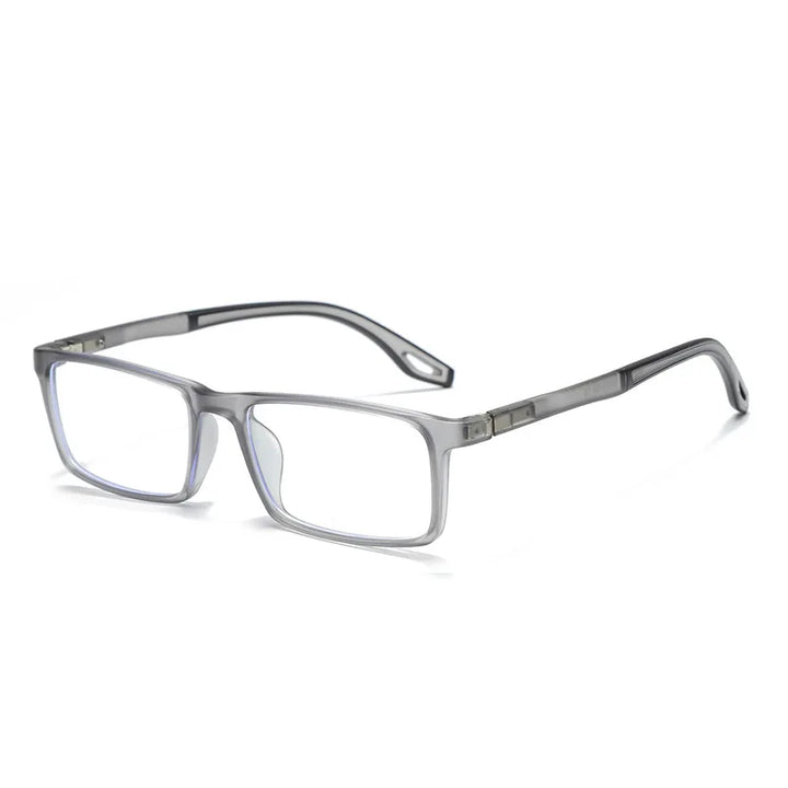 Kocolior Women's Full Rim Square Tr 90 Silicone  Alloy Eyeglasses 81308