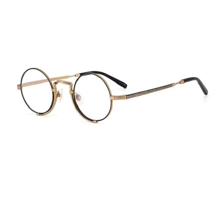 Aimee Unisex Full Rim Round Titanium Eyeglasses 5919 Full Rim Aimee   