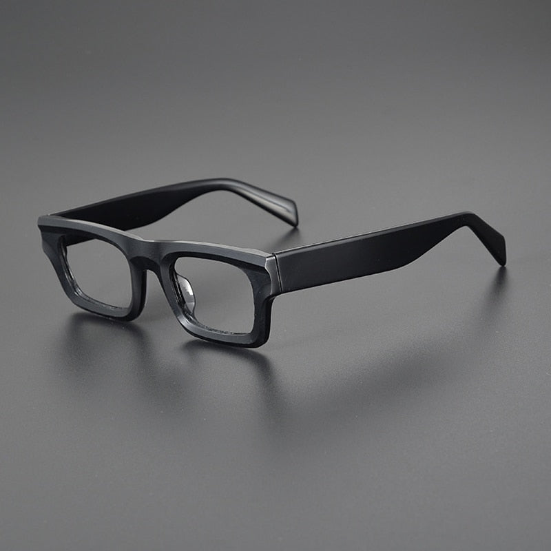 Gatenac Unisex Full Rim Square Acetate Eyeglasses Gxyj1101 Full Rim Gatenac   