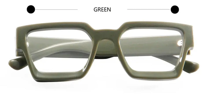 Esnbie 220036 Unisex Full Rim Polygon Square Tr 90 Titanium Frames Esnbie