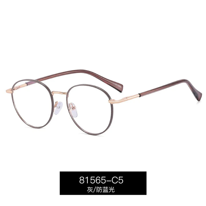 Reven Jate Women's Full Rim Oval Round Alloy Eyeglasses 81565