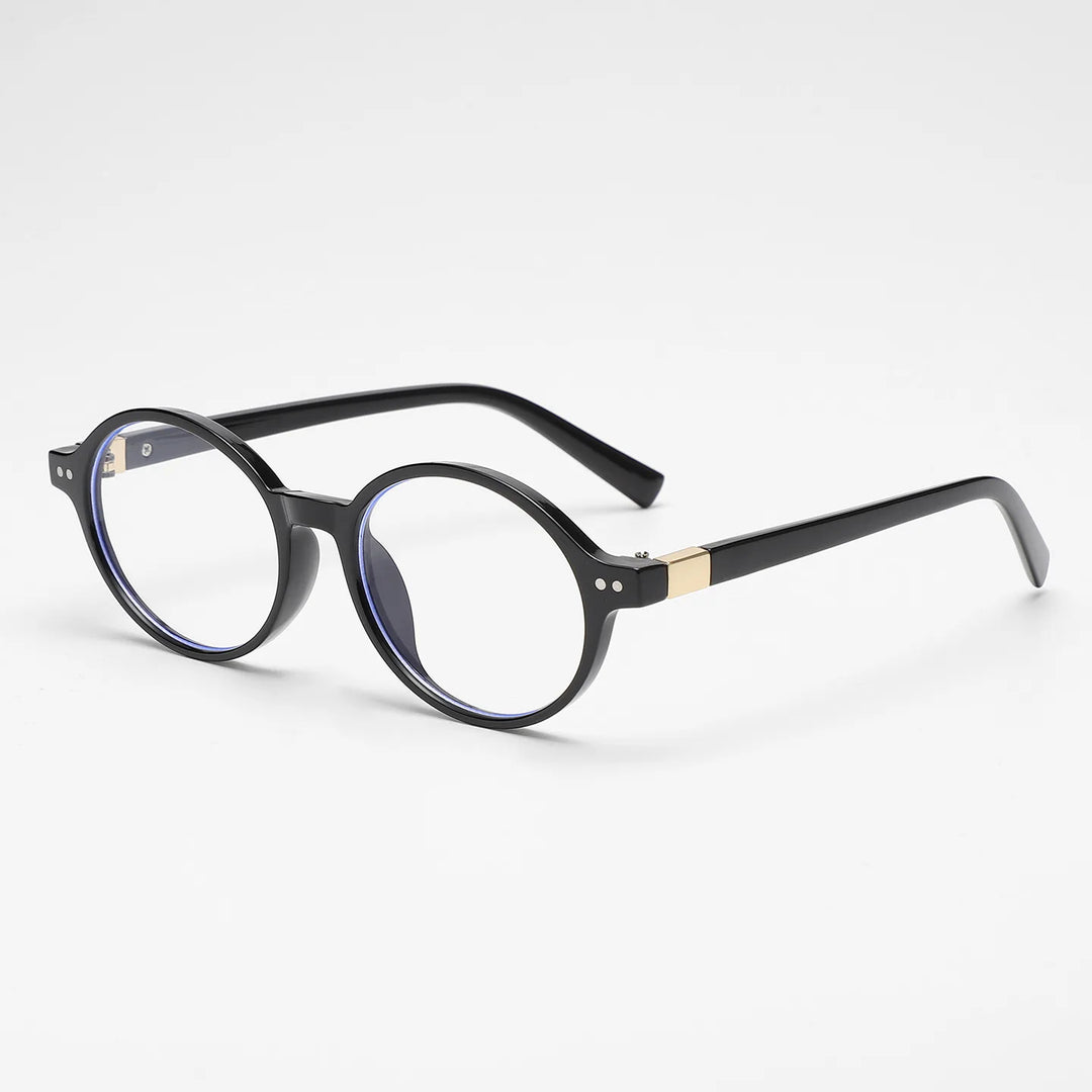 Xbora Women's Full Rim Round Pc Alloy Eyeglasses 612508