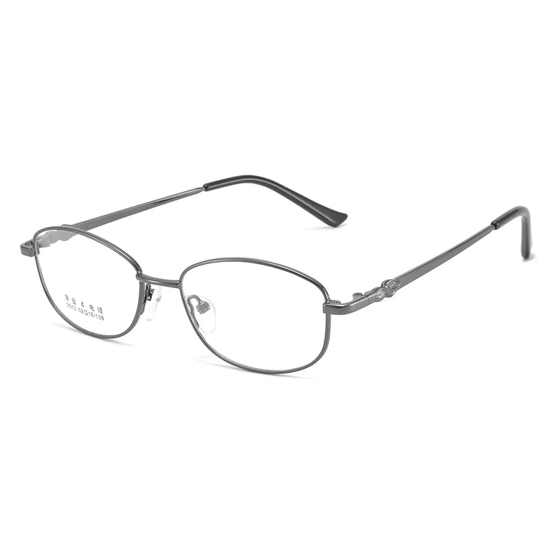 Bclear Women's Full Rim Oval Alloy Eyeglasses My2013 Full Rim Bclear GRAY  