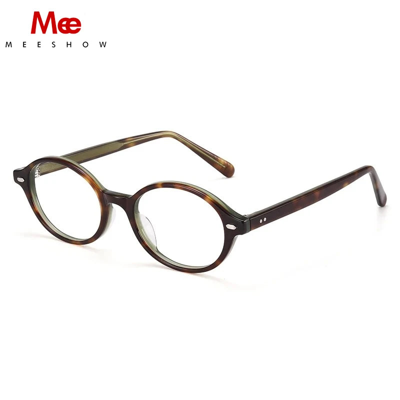 Meeshow Women's Full Rim Oval Round Acetate Eyeglasses 62023