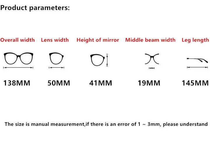 Nobler Women's Full Rim Square Titanium Eyeglasses 152204 Full Rim Nobler   