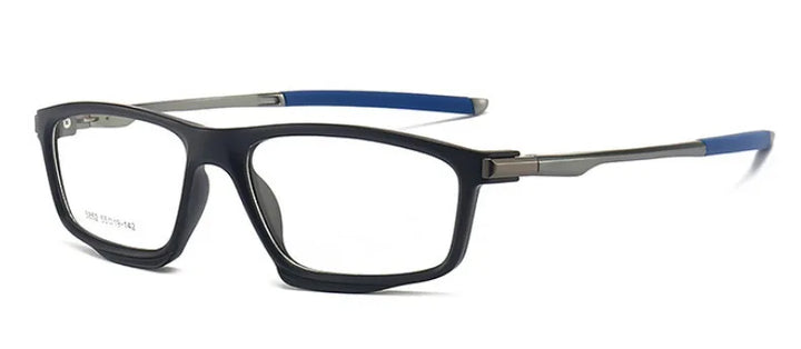 Muzz 58520 men's rectangle sports TR-90 prescription eyeglasses — view 7