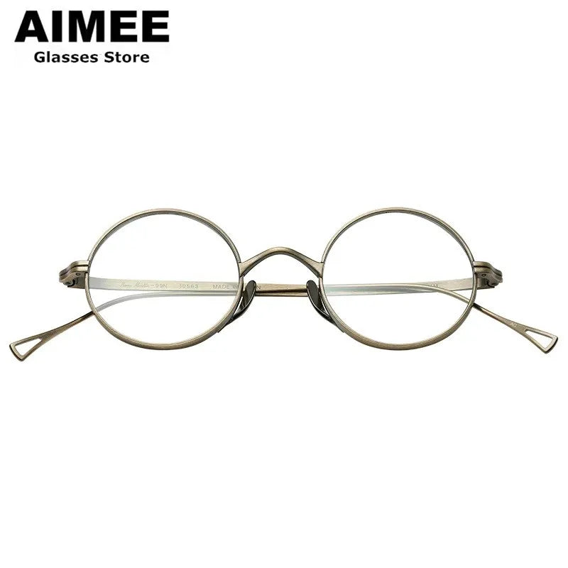 Aimee Women's Full Rim Oval Round Titanium Eyeglasses 47799