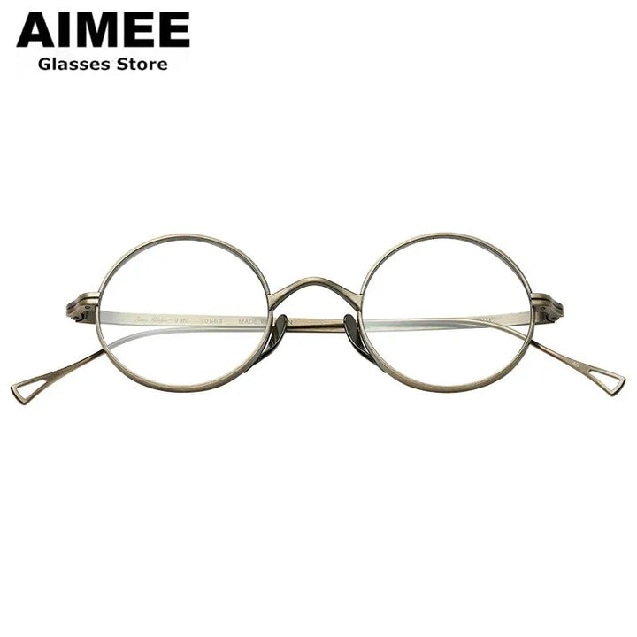 Aimee Women's Full Rim Oval Round Titanium Eyeglasses 47799