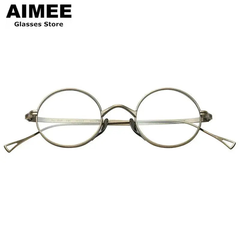 Aimee 999900 Women’s Full Rim Titanium Round Frames FuzWeb