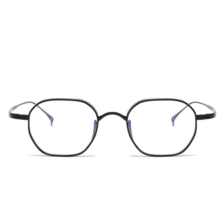 Aimee Unisex Full Rim Flat Top Square Titanium Eyeglasses 9917 Full Rim Aimee   