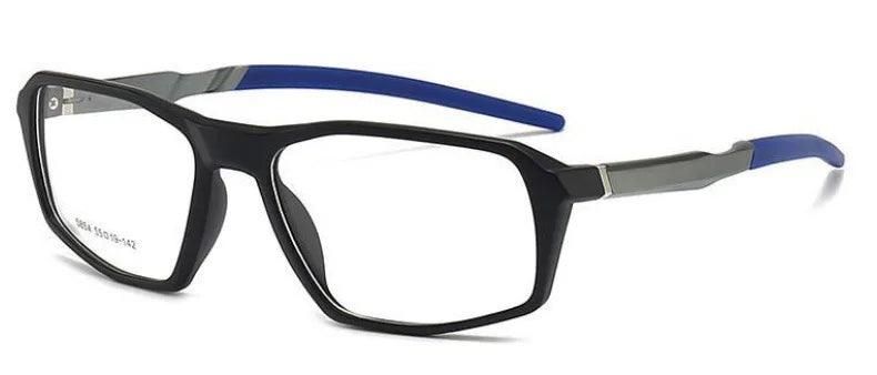 Muzz 58550 men's square sports TR-90 prescription eyeglasses — view 6