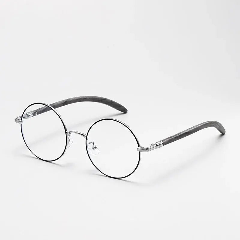 Hdcrafter Unisex Full Rim Round Alloy Frames 102000 Hdcrafter Eyeglasses