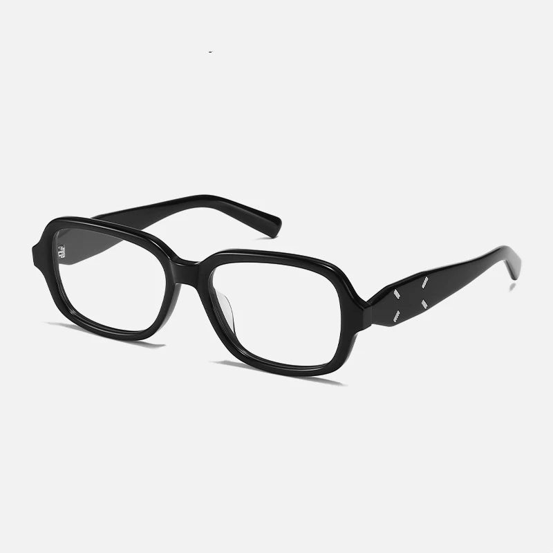 Yimaruili Unisex Full Rim Square Acetate Eyeglasses 702031