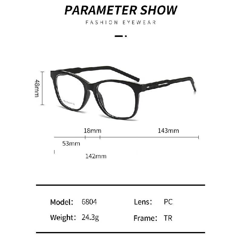 Muzz 68040 unisex round prescription eyeglasses — view 2