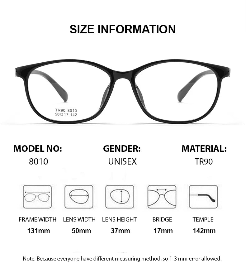 Summer Flower Women's Full Rim Small Square Tr 90 Titanium Eyeglasses 88010 Full Rim Summer Flower