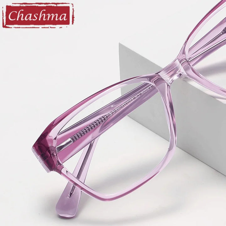 Chashma Ottica Women's Full Rim Cat Eye Tr 90 Titanium Eyeglasses 474006