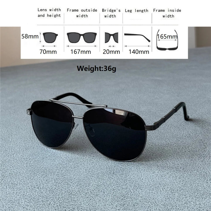 Cubojue Unisex Full Rim Oversized Oval Alloy Sunglasses 70167