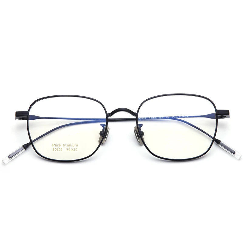 Muzz Women's Full Rim Square Titanium Eyeglasses 70705