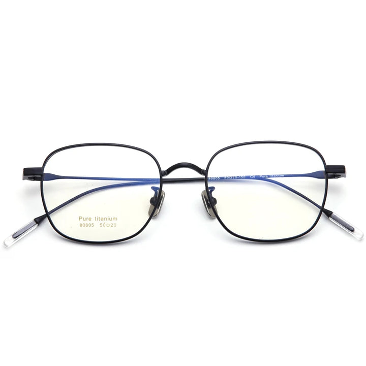 Muzz Women's Full Rim Square Titanium Eyeglasses 70705