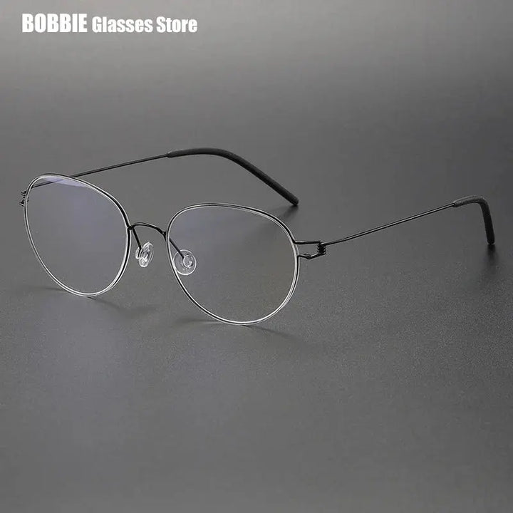 Bobbie Full Rim 275243 Women’s Titanium Oval Frames FuzWeb