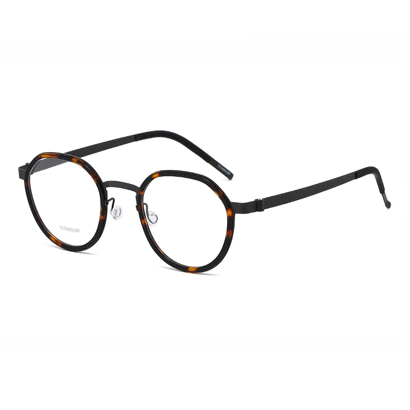 Reven Jate Women's Full Rim Oval Ultem Titanium Eyeglasses 97592