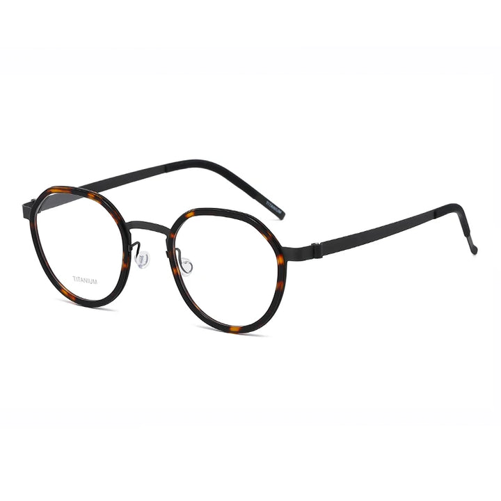 Reven Jate Women's Full Rim Oval Ultem Titanium Eyeglasses 97592