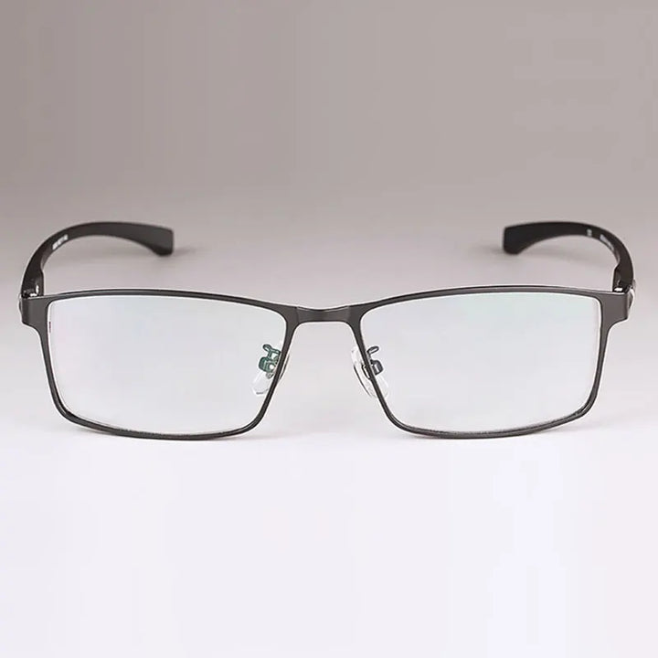 Hotony Men's Full Or Semi Rim Square Alloy Tr 90 Eyeglasses 17138 Full Rim Hotony   