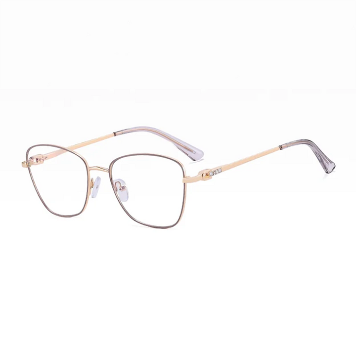 Ralferty Women's Full Rim Square Butterfly Alloy Eyeglasses 88250