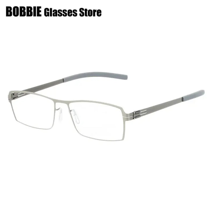 Bobbie Full Rim 508500 Unisex Square Stainless Steel Screwless Frames FuzWeb