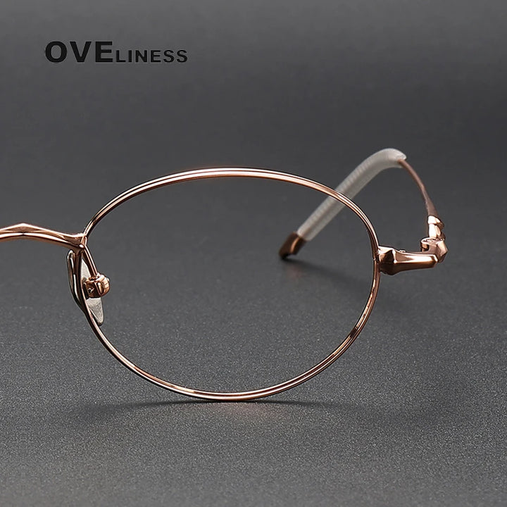 Oveliness Unisex Full Rim Oval Titanium Eyeglasses 3919 Full Rim Oveliness   