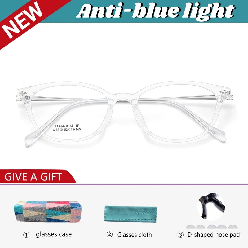 Vicky Women's Full Rim Square Tr 90 Titanium Reading Glasses 638240