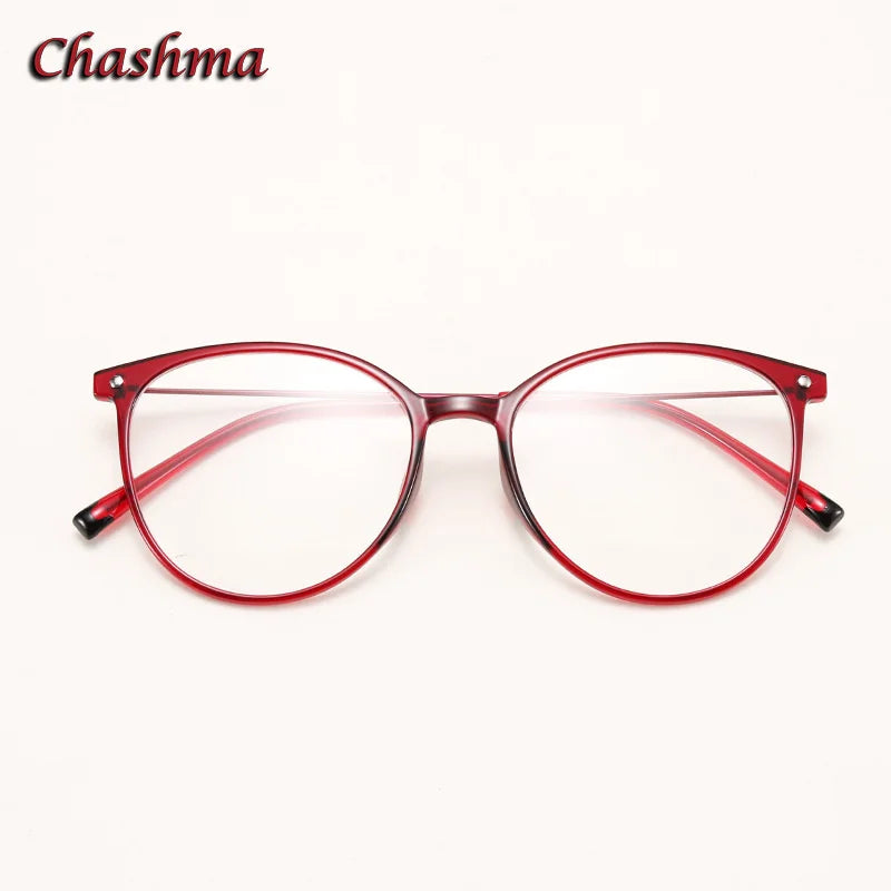 Chashma Ochki Unisex Full Rim Round Ultem Eyeglasses 2155 Full Rim Chashma Ochki   