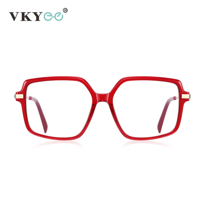 Vicky Women's Full Rim Cat Eye Tr 90 Alloy Reading Glasses 2214 Reading Glasses FuzWeb    