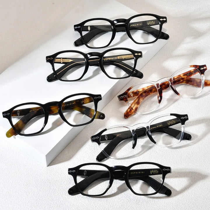 Nobler Women's Full Rim Oval Square Acetate Eyeglasses 15042