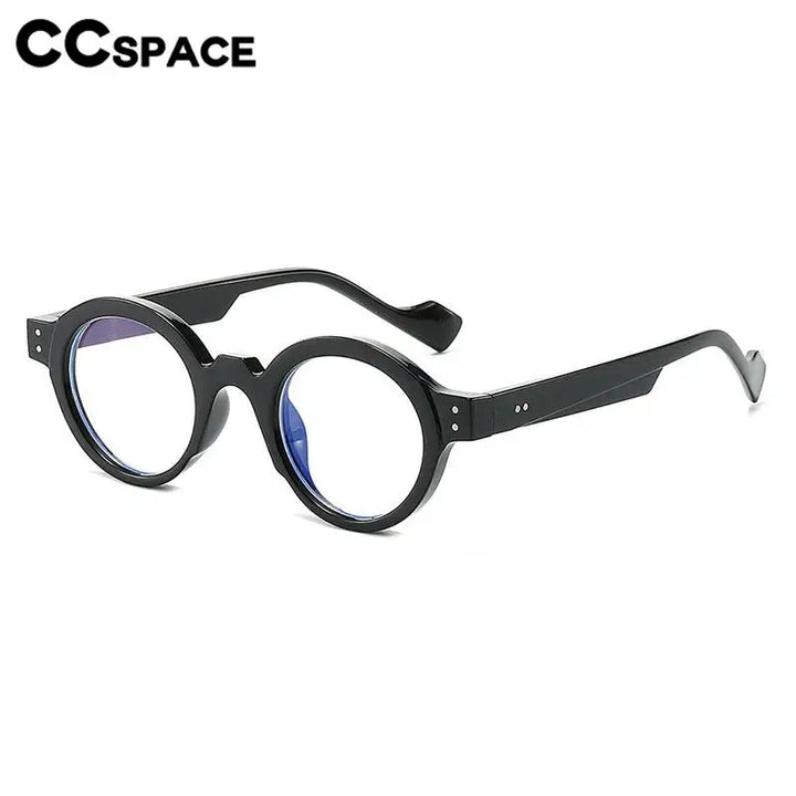 CCSpace Unisex Full Rim Round Plastic Reading Glasses R57194 Reading Glasses CCspace   