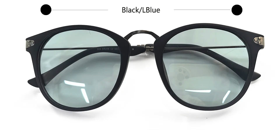Esnbie Unisex Full Rim Oval Square Tr 90 Alloy Sunglasses 242061
